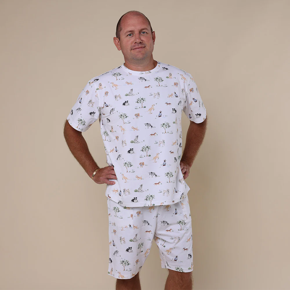 Dog Park Organic Mens PJ Set - Image 4