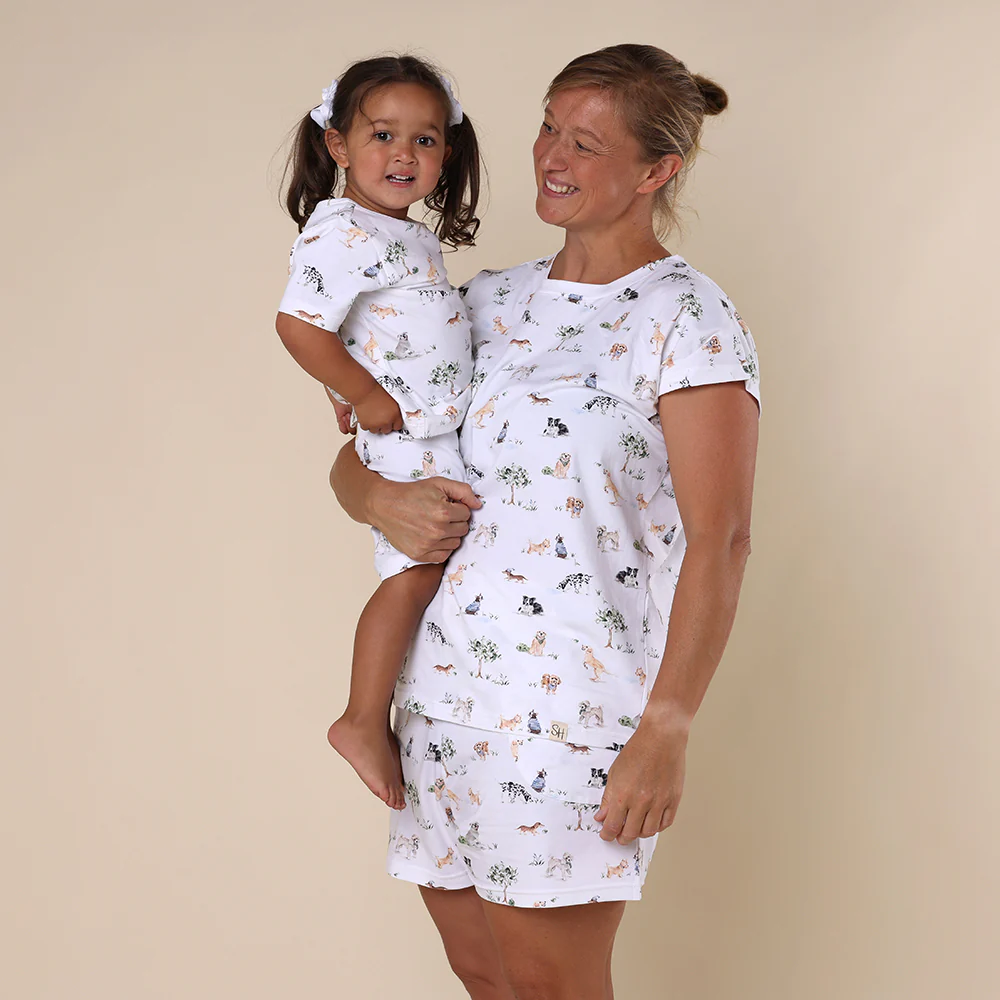 Dog Park Organic Womens PJ Set - Image 7
