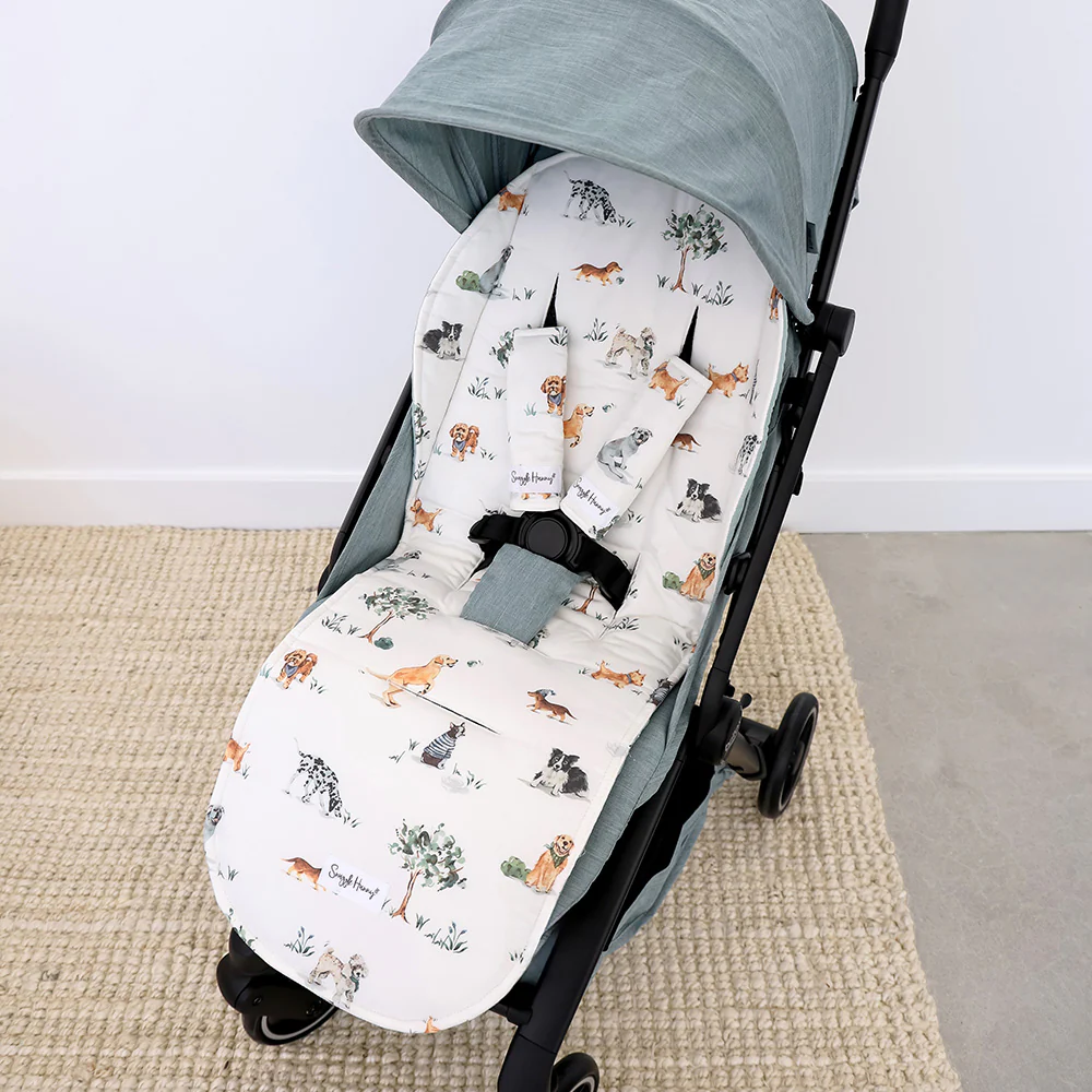 Bundle - Dog Park Pram Liner & Strap Cover Set - Image 2