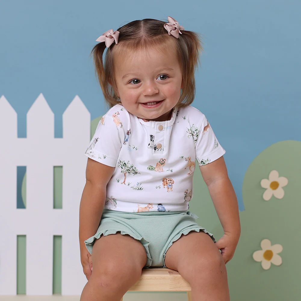 Dog Park Short Sleeve Organic Bodysuit - Image 10