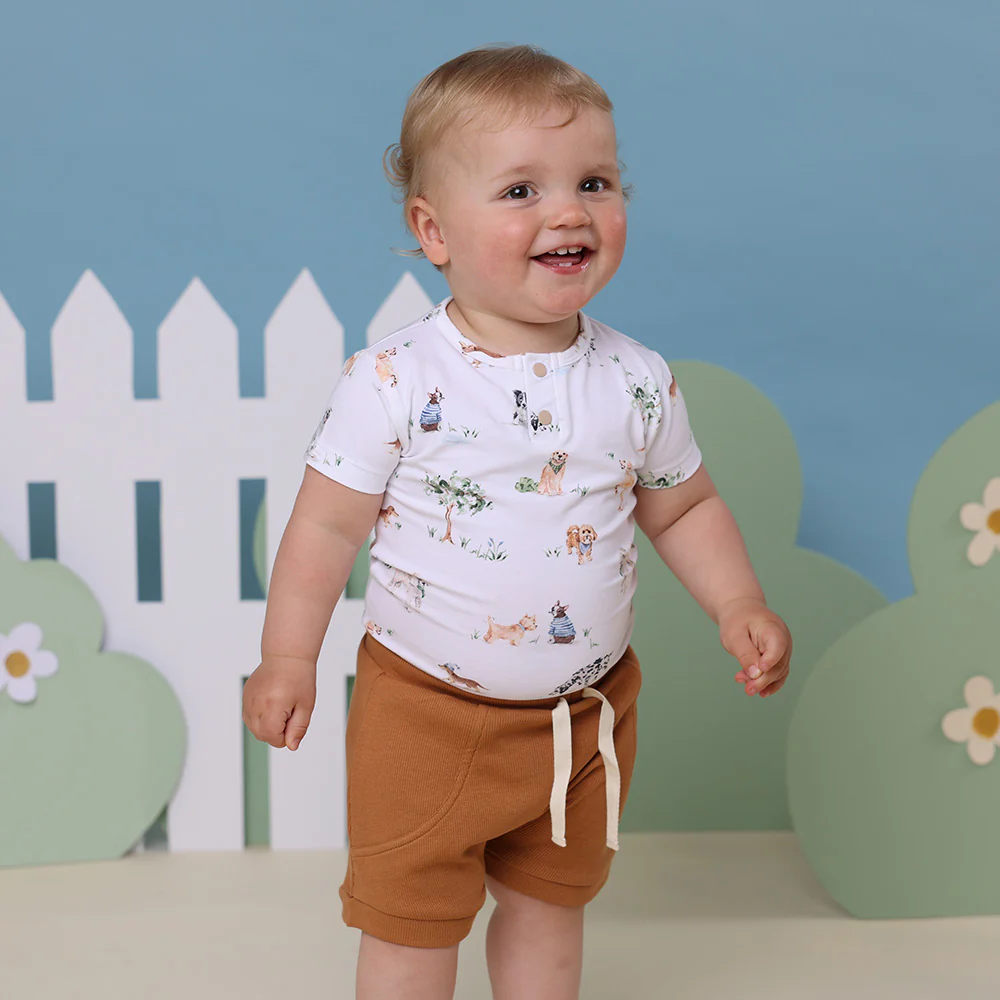 Dog Park Short Sleeve Organic Bodysuit - Image 3