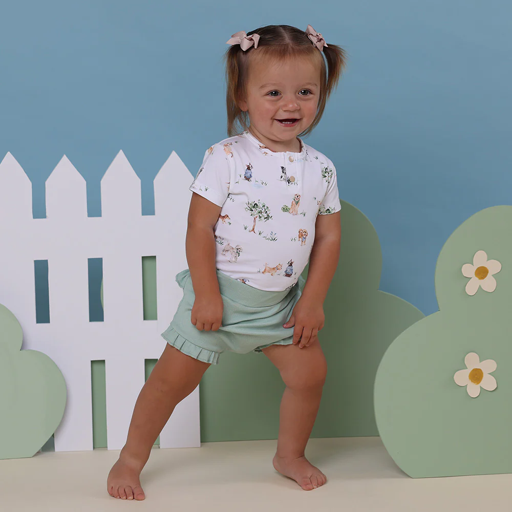 Dog Park Short Sleeve Organic Bodysuit - Image 6
