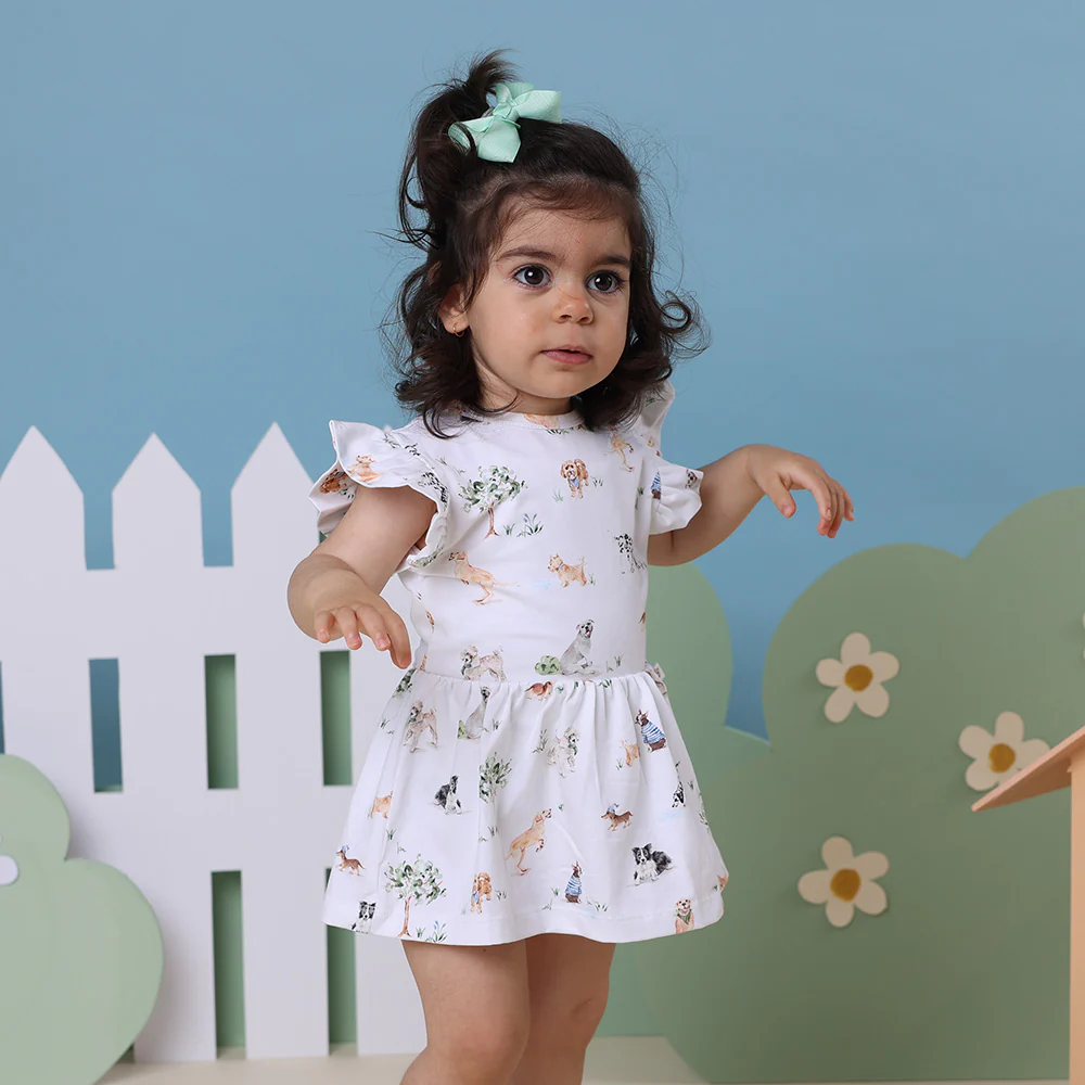 Dog Park Short Sleeve Organic Dress - Image 13