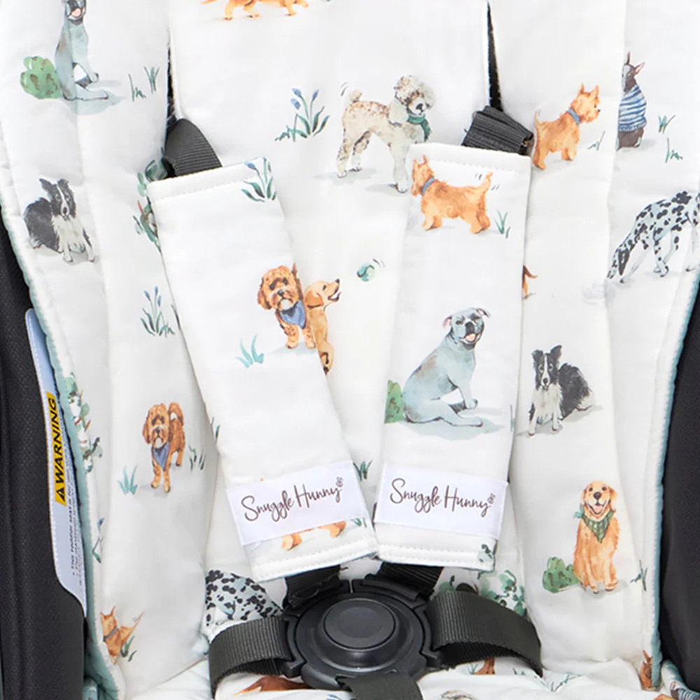 Dog Park Universal Reversible Pram Strap Covers - Image 2