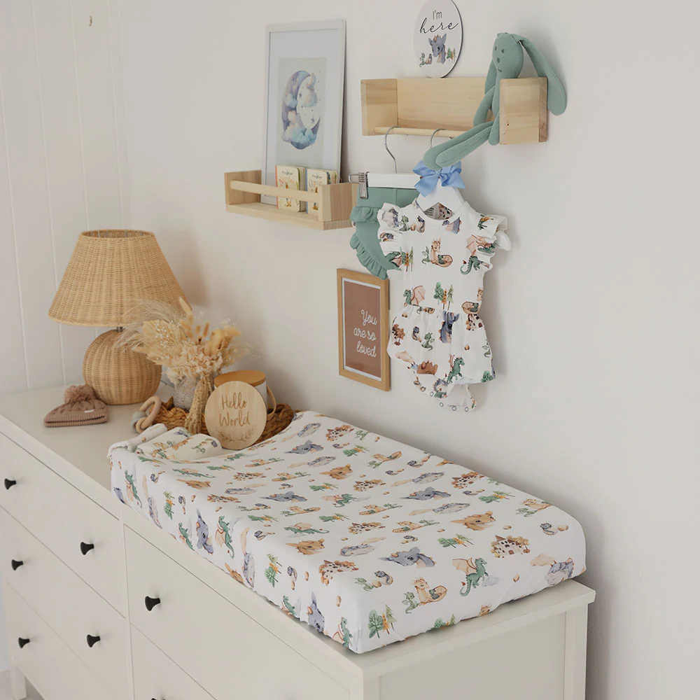 Dragon Organic Bassinet Sheet / Change Pad Cover - Image 5