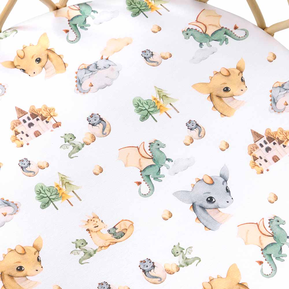 Dragon Organic Bassinet Sheet / Change Pad Cover - Image 7