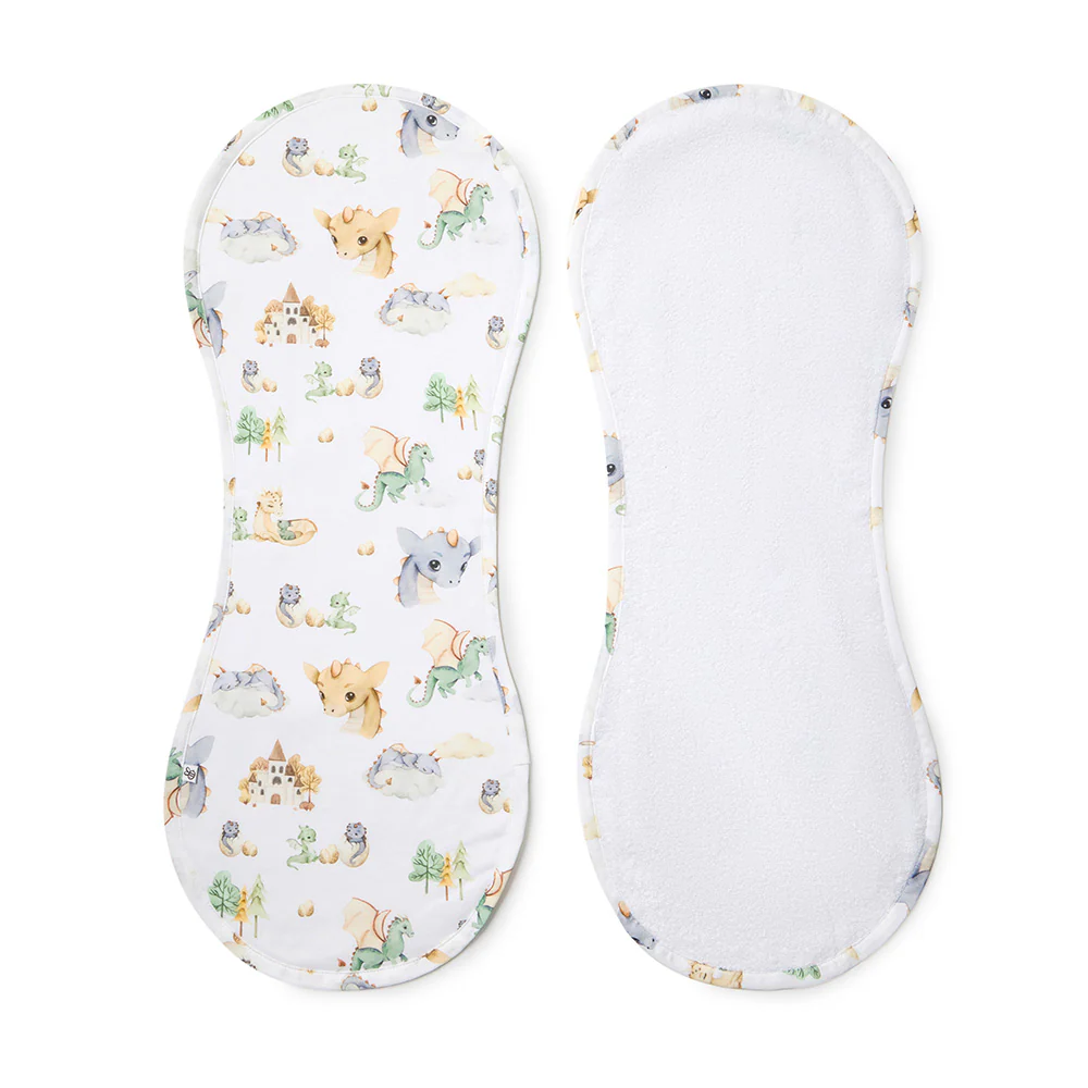 Dragon Organic Cotton Burp Cloth - Image 2