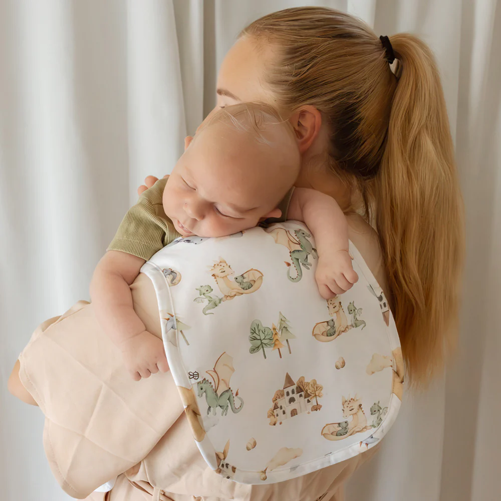 Dragon Organic Cotton Burp Cloth - Image 6