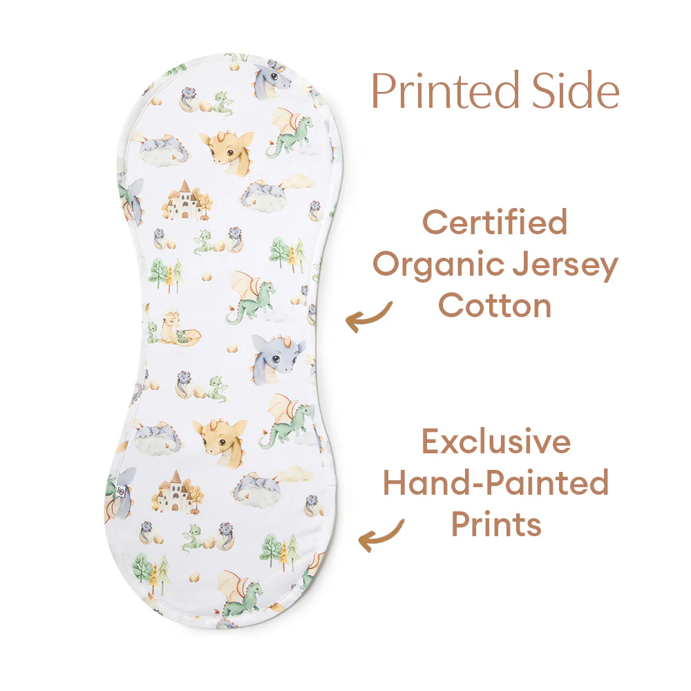 Dragon Organic Cotton Burp Cloth - Image 7