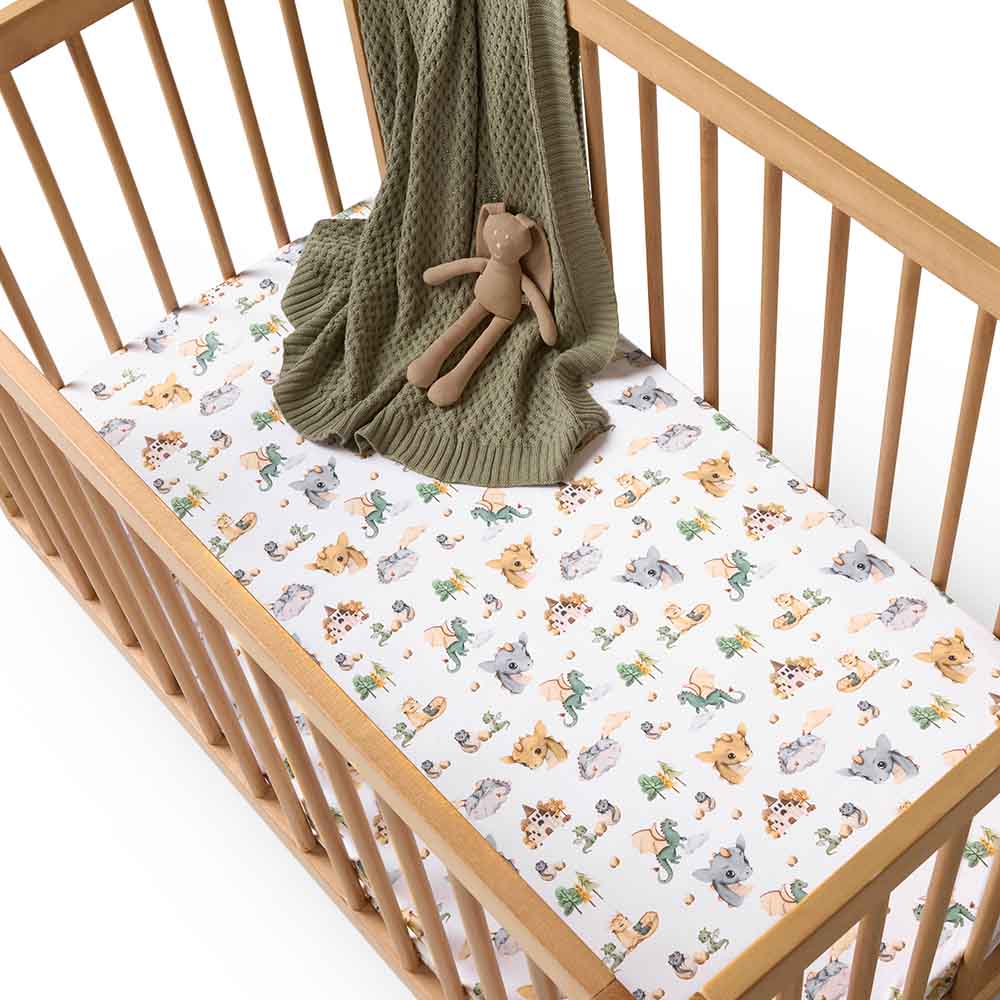 Dragon Organic Fitted Cot Sheet - Image 10