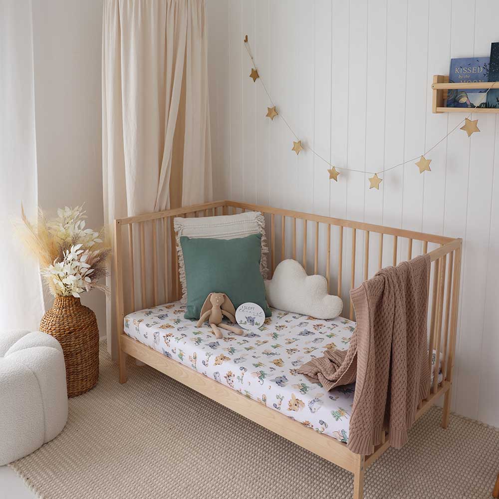 Dragon Organic Fitted Cot Sheet - Image 3