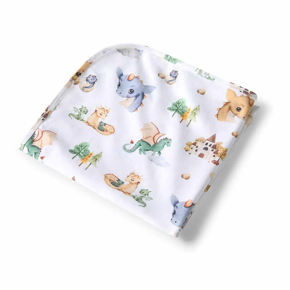 Dragon Organic Jersey Wrap & Beanie Set - Image 3