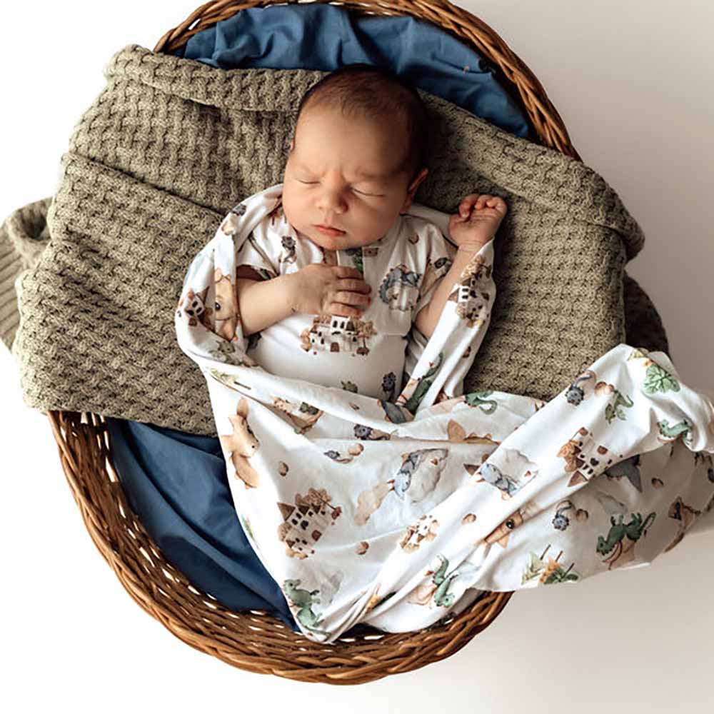 Dragon Organic Jersey Wrap & Beanie Set - Image 9