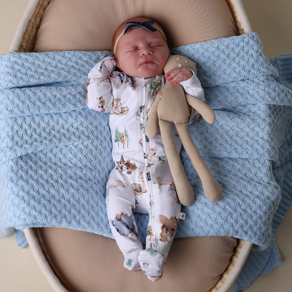 Dragon Organic Snuggle Sleepsuit Zip Footie - Image 6