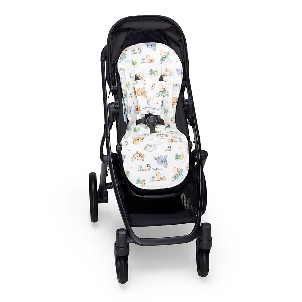 Bundle - Dragon Pram Liner & Strap Cover Set - Image 3