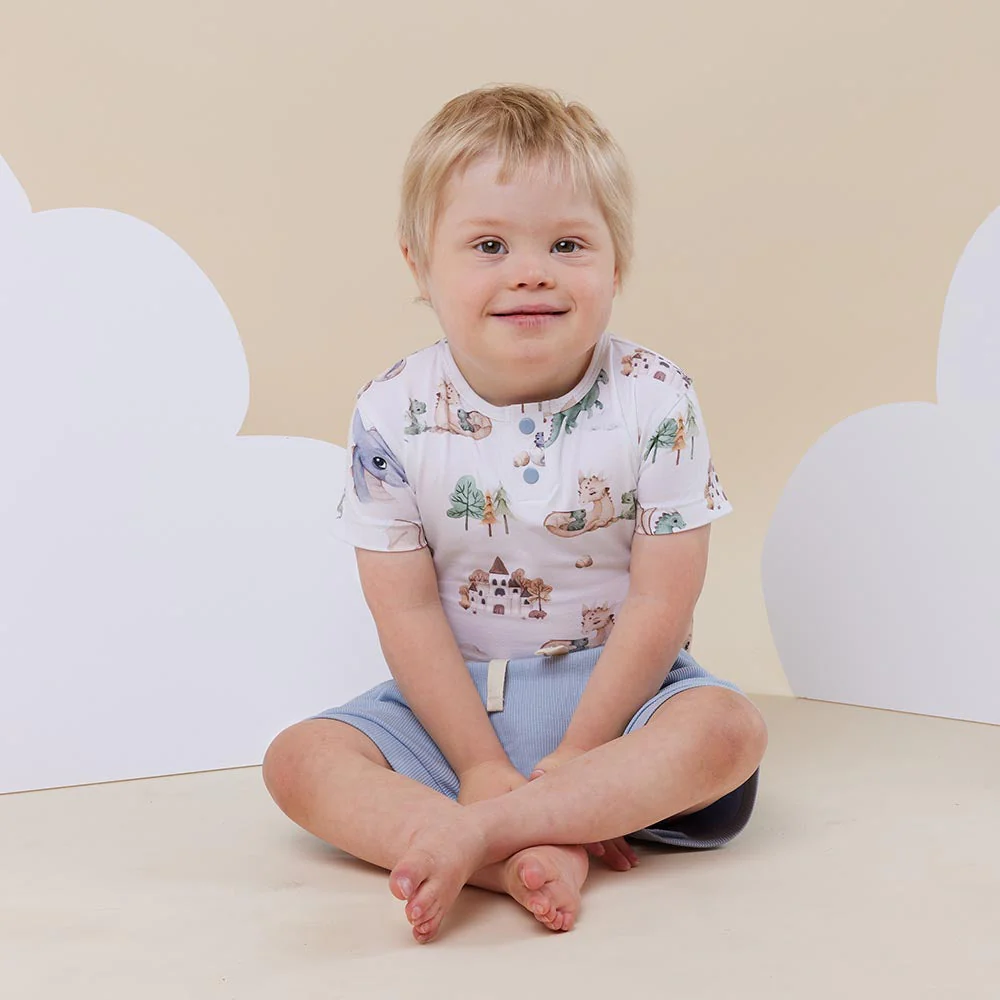 Dragon Short Sleeve Organic Bodysuit - Image 3