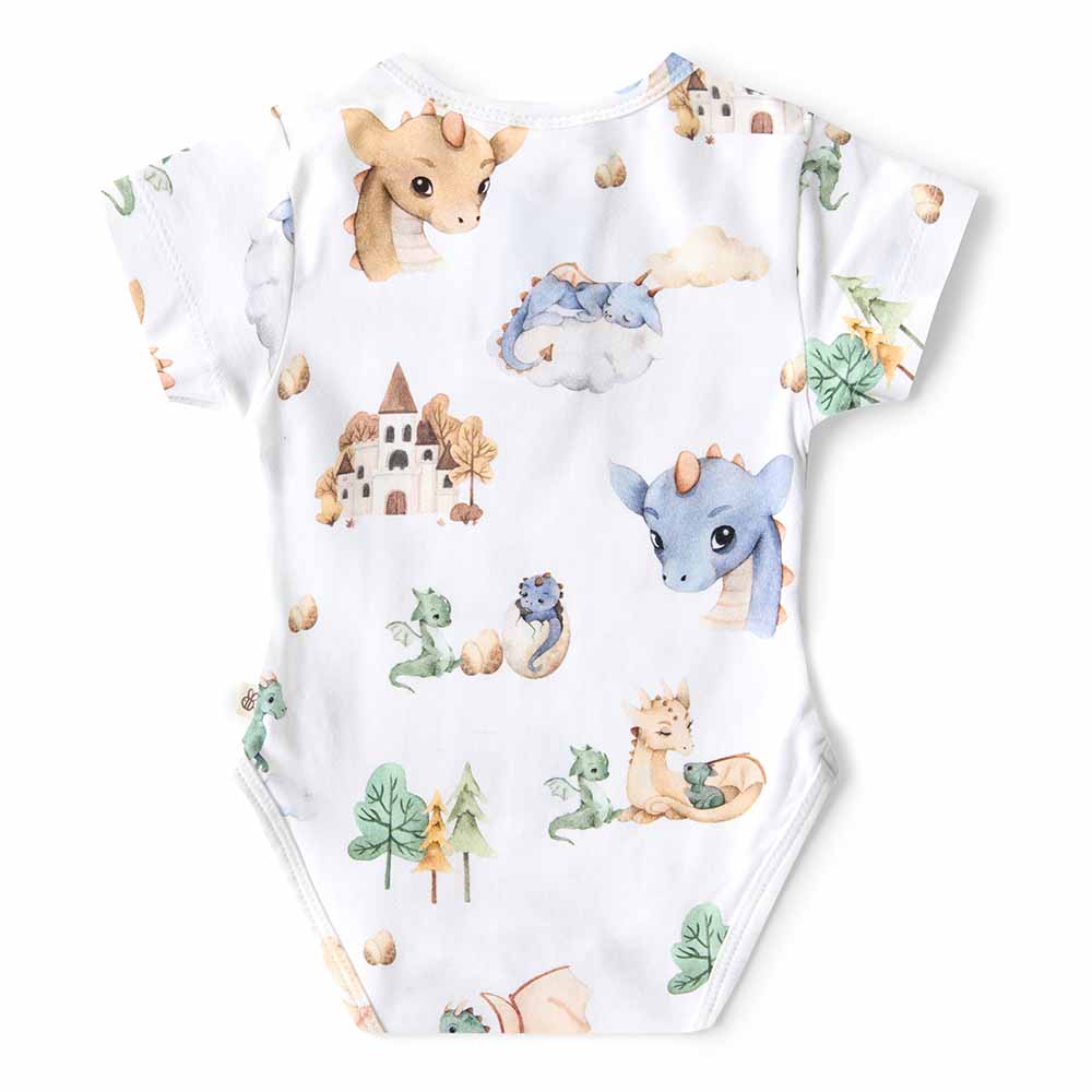 Dragon Short Sleeve Organic Bodysuit - Image 6