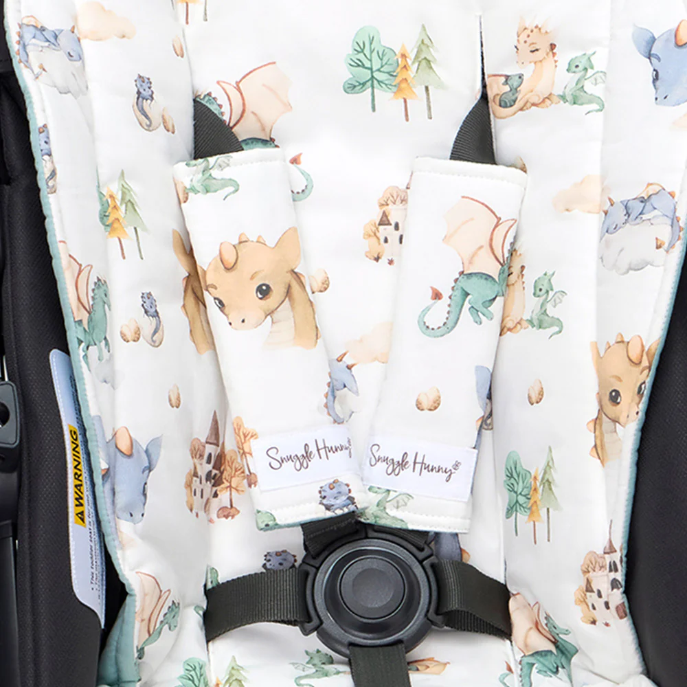 Dragon Universal Reversible Pram Strap Covers - Image 2