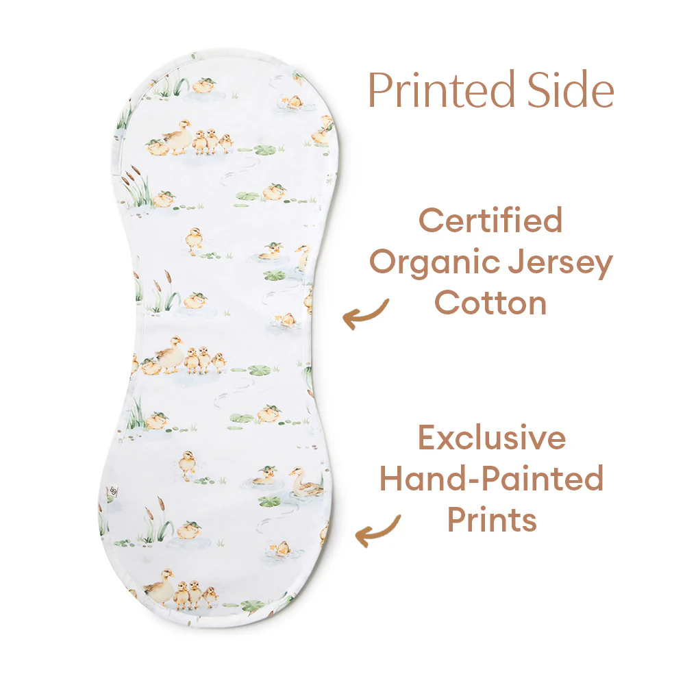Duck Pond Organic Cotton Burp Cloth - Image 5