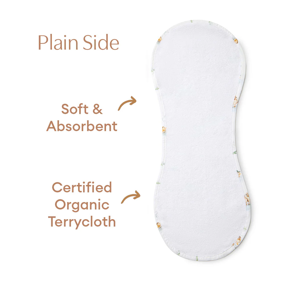Duck Pond Organic Cotton Burp Cloth - Image 6