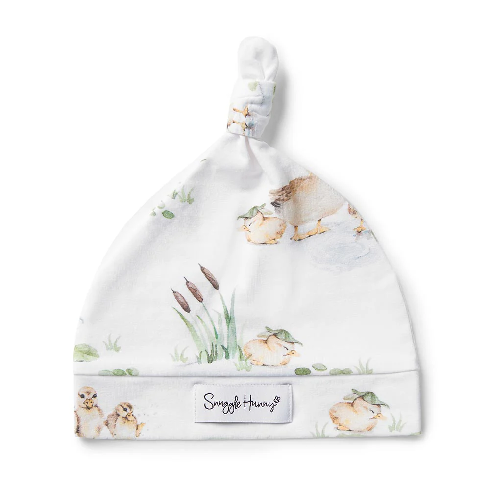 Duck Pond Organic Knotted Beanie - Image 2