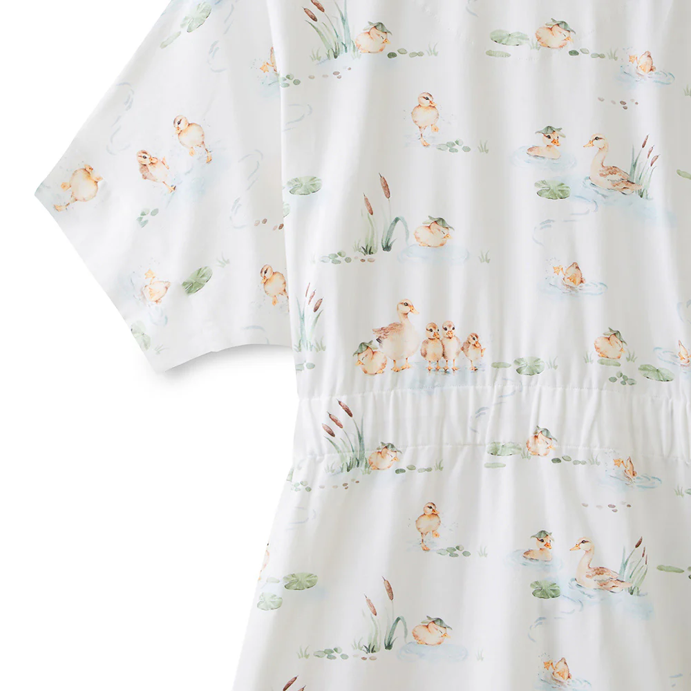 Duck Pond Organic Maternity Robe - Image 4