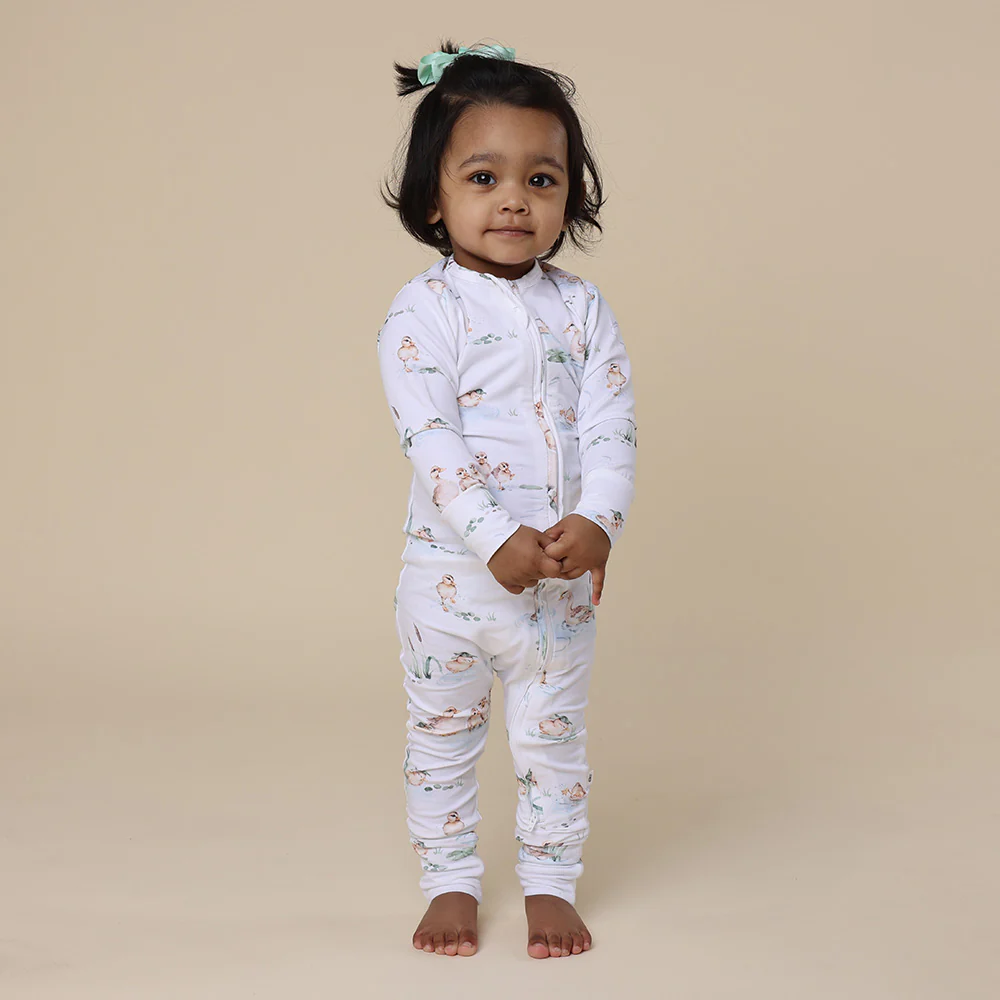 Duck Pond Organic Snugglesuit Convertible Romper - Image 3