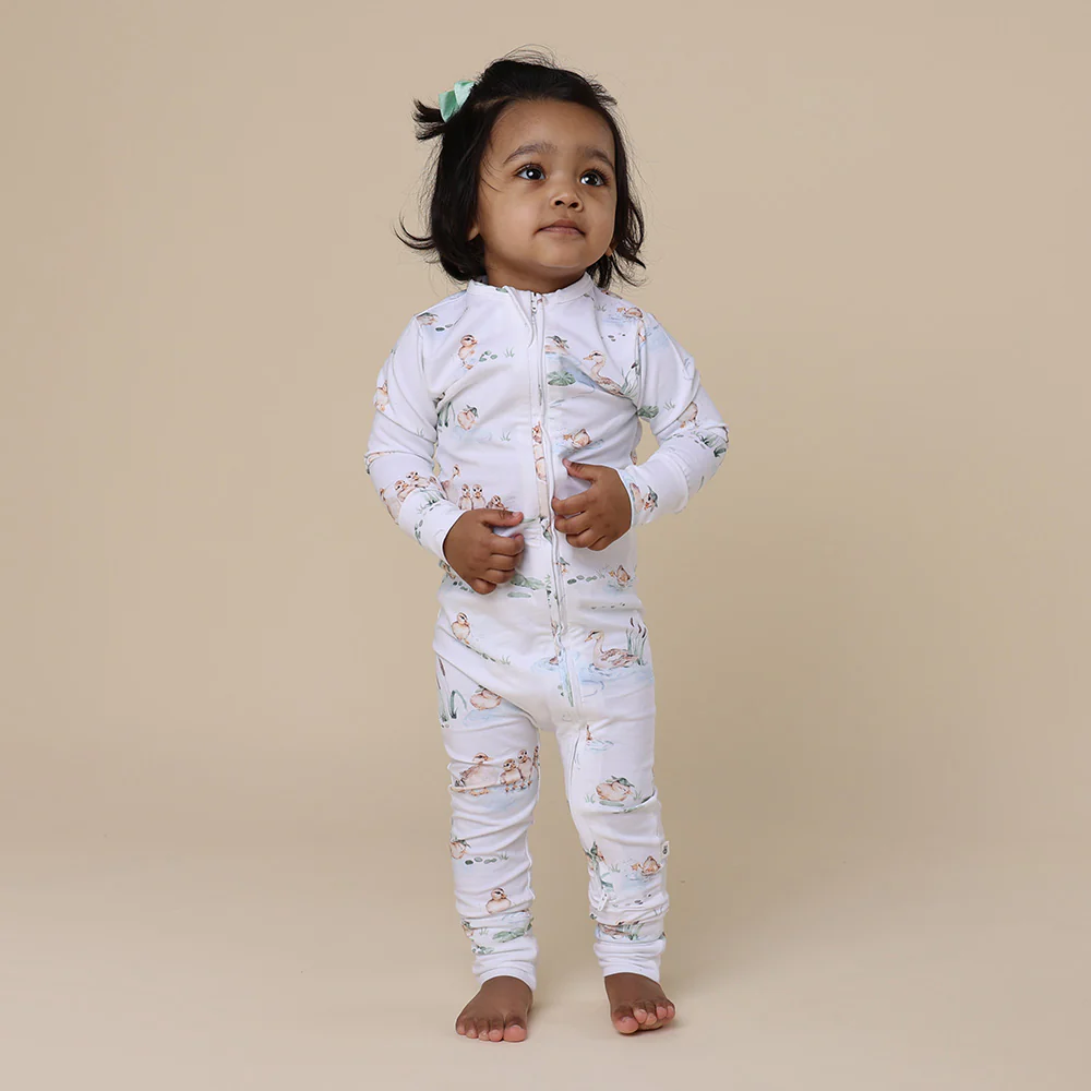 Duck Pond Organic Snugglesuit Convertible Romper - Image 7