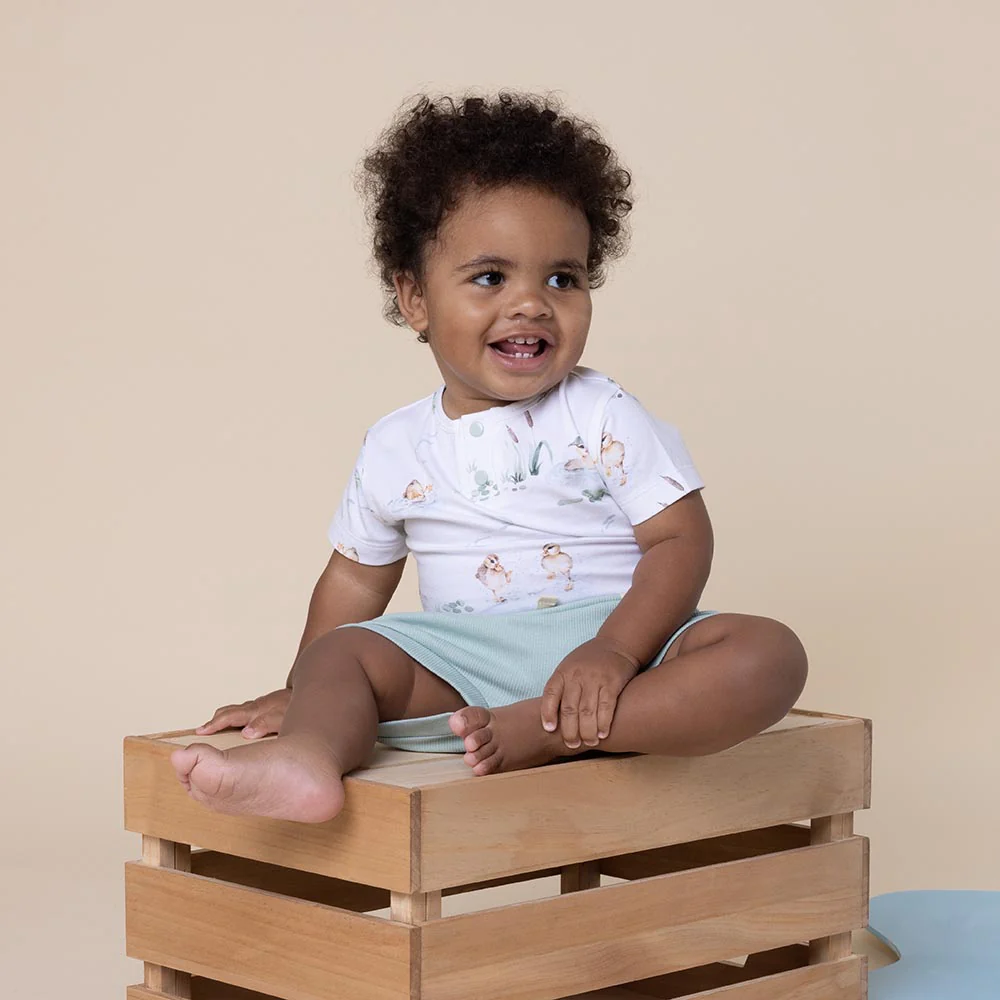 Duck Pond Short Sleeve Organic Bodysuit - Image 10