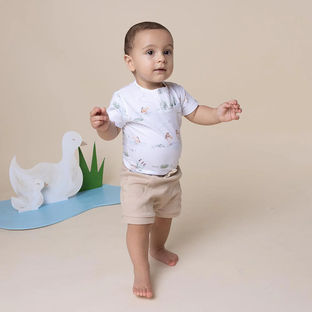Duck Pond Short Sleeve Organic Bodysuit - Image 6