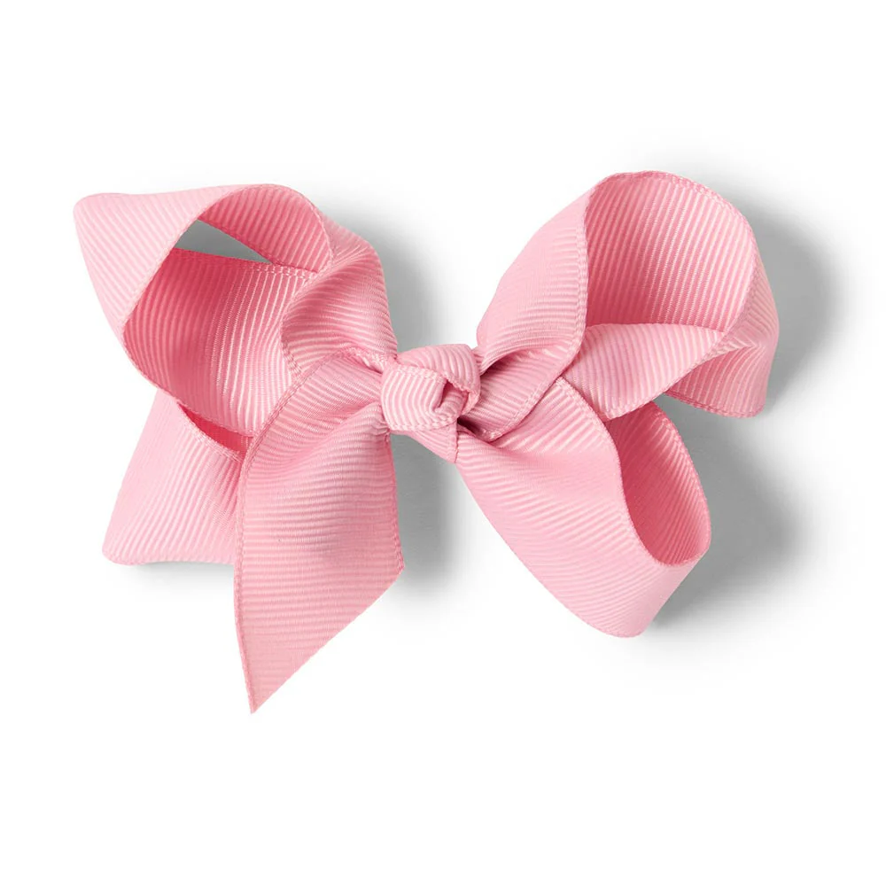 Dusty Pink Bow Hair Clip - Image 2