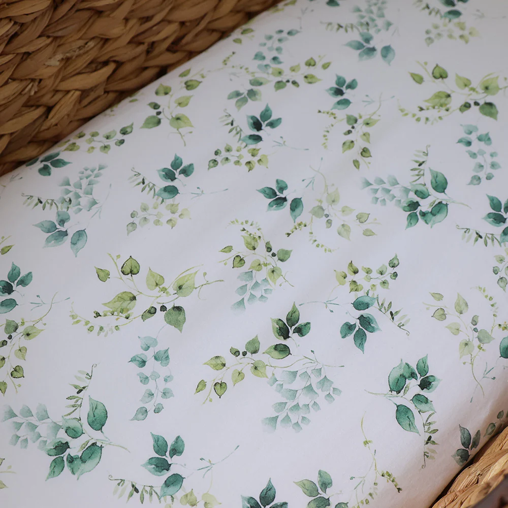 Eden Organic Bassinet Sheet / Change Pad Cover - Image 2