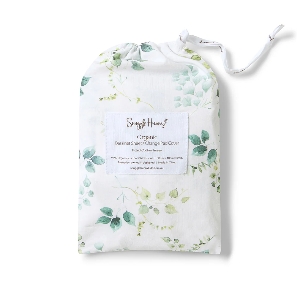 Eden Organic Bassinet Sheet / Change Pad Cover - Image 4