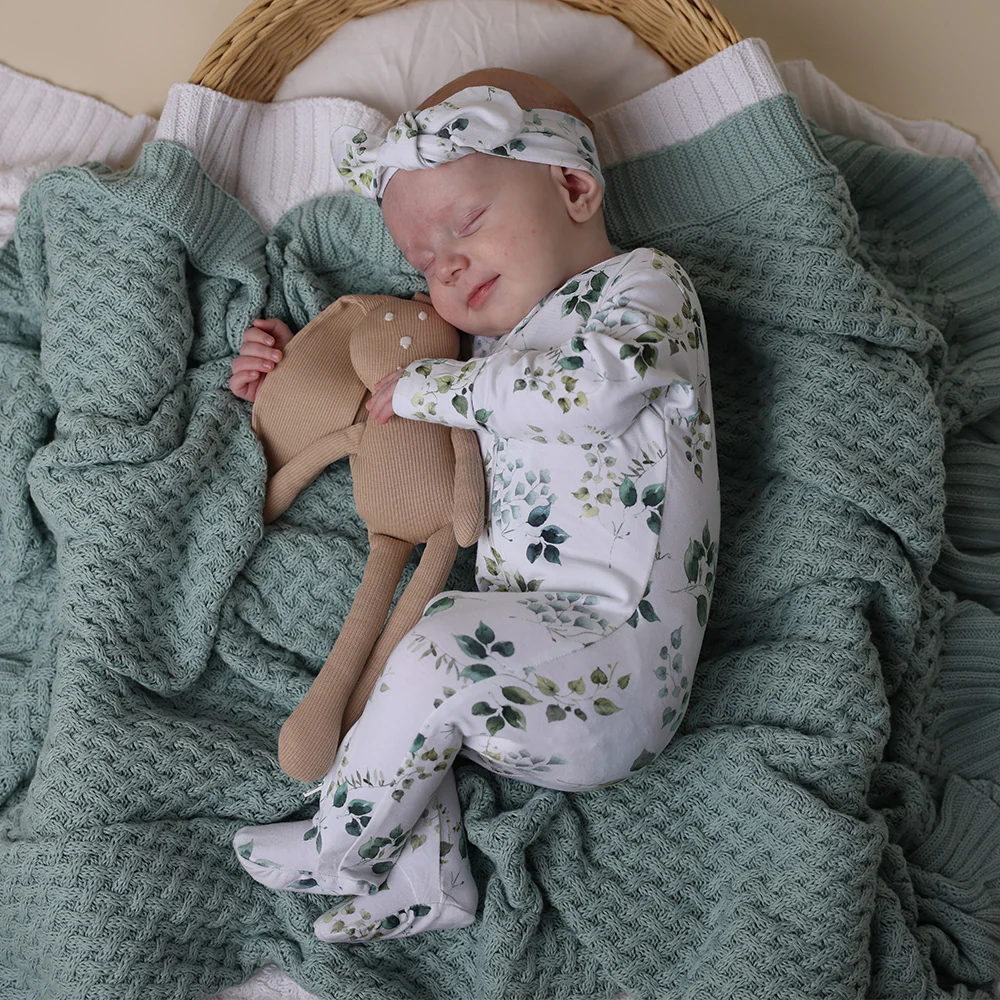 Eden Organic Snuggle Sleepsuit Zip Footie - Image 5