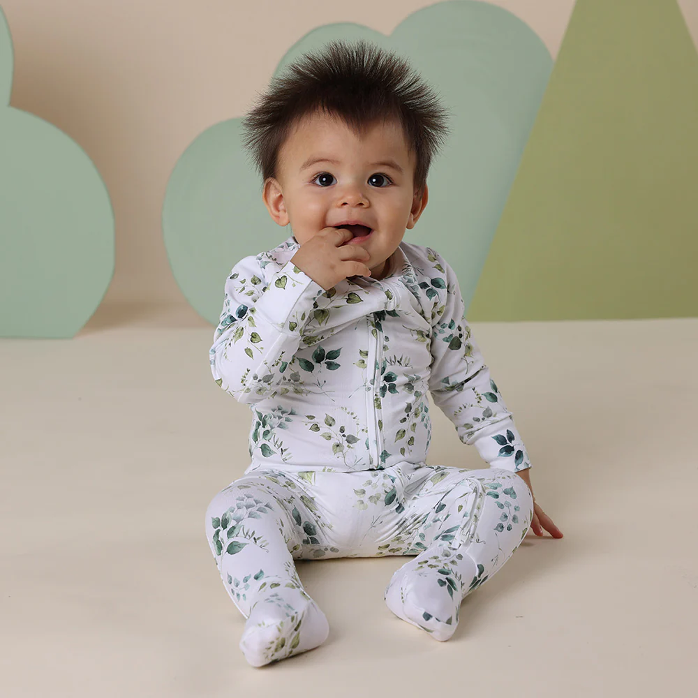 Eden Organic Snuggle Sleepsuit Zip Footie - Image 6
