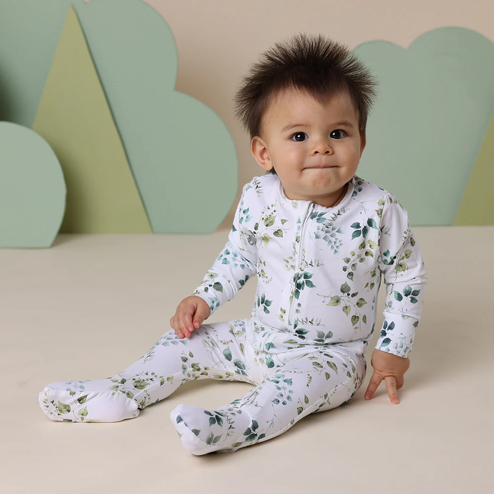 Eden Organic Snuggle Sleepsuit Zip Footie - Image 9