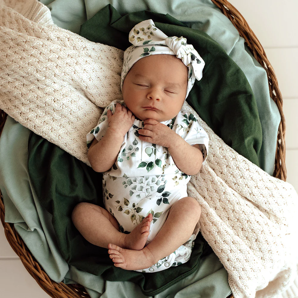 Eden Short Sleeve Organic Bodysuit - Image 7
