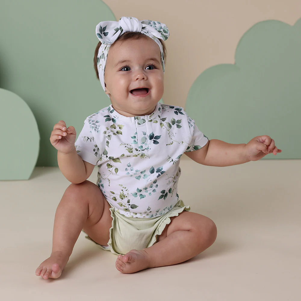 Eden Short Sleeve Organic Bodysuit - Image 9