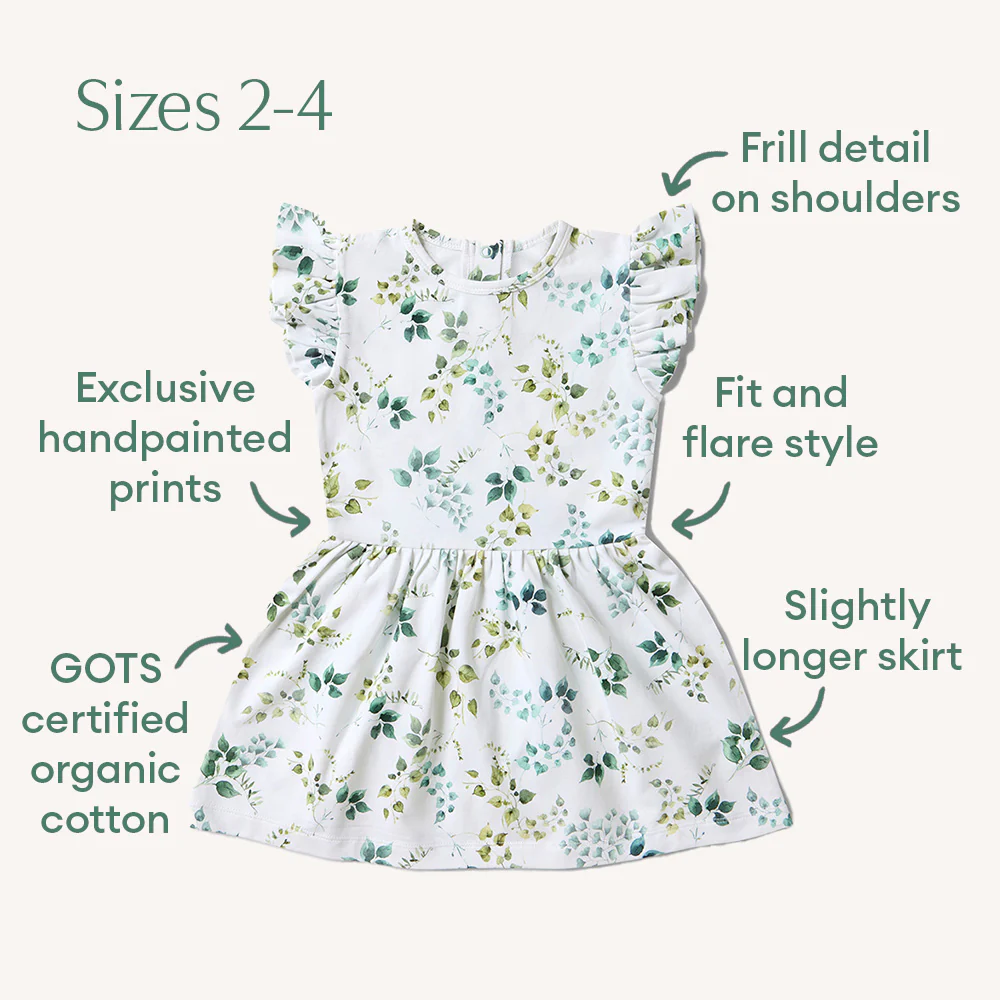 Eden Short Sleeve Organic Dress - Image 10