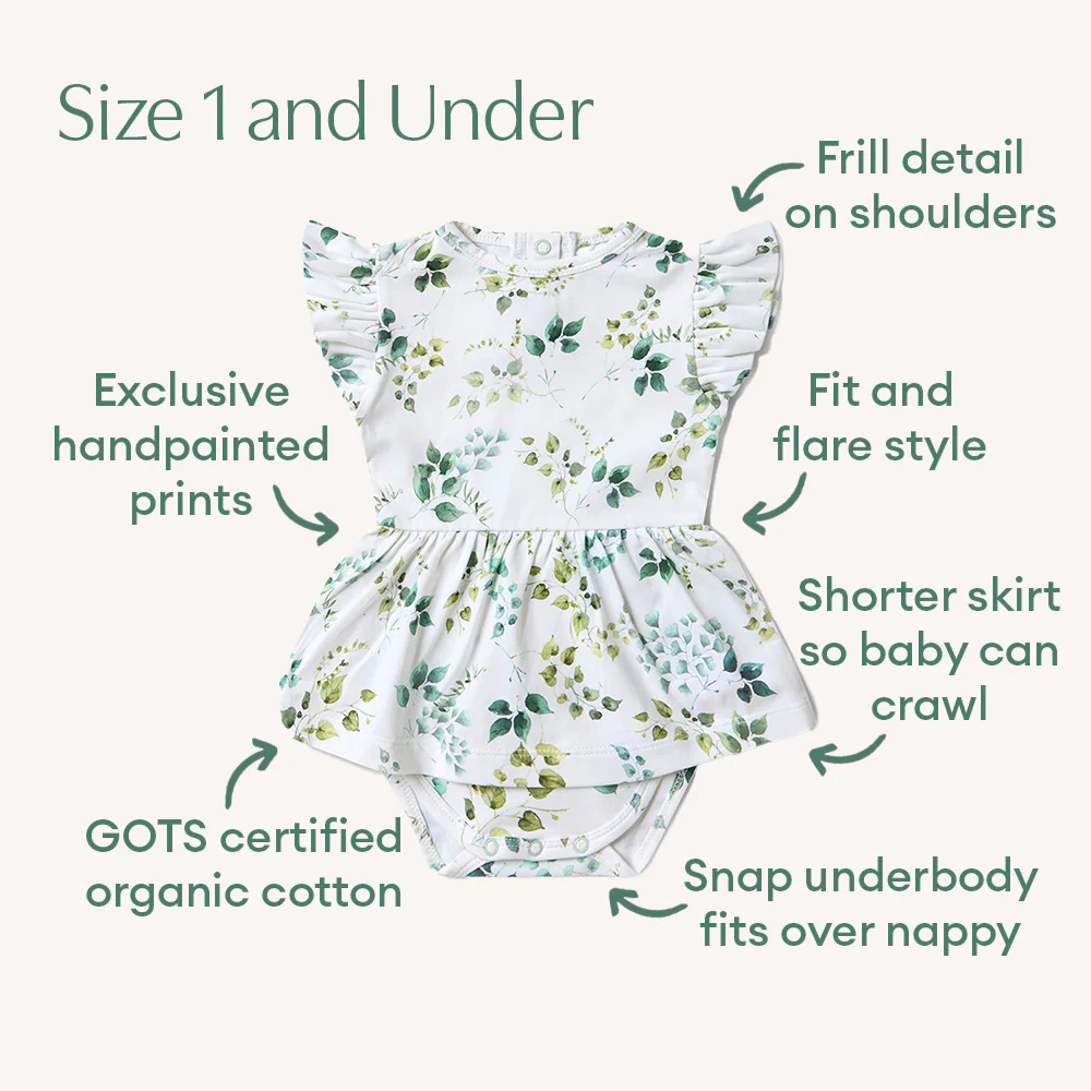 Eden Short Sleeve Organic Dress - Image 4