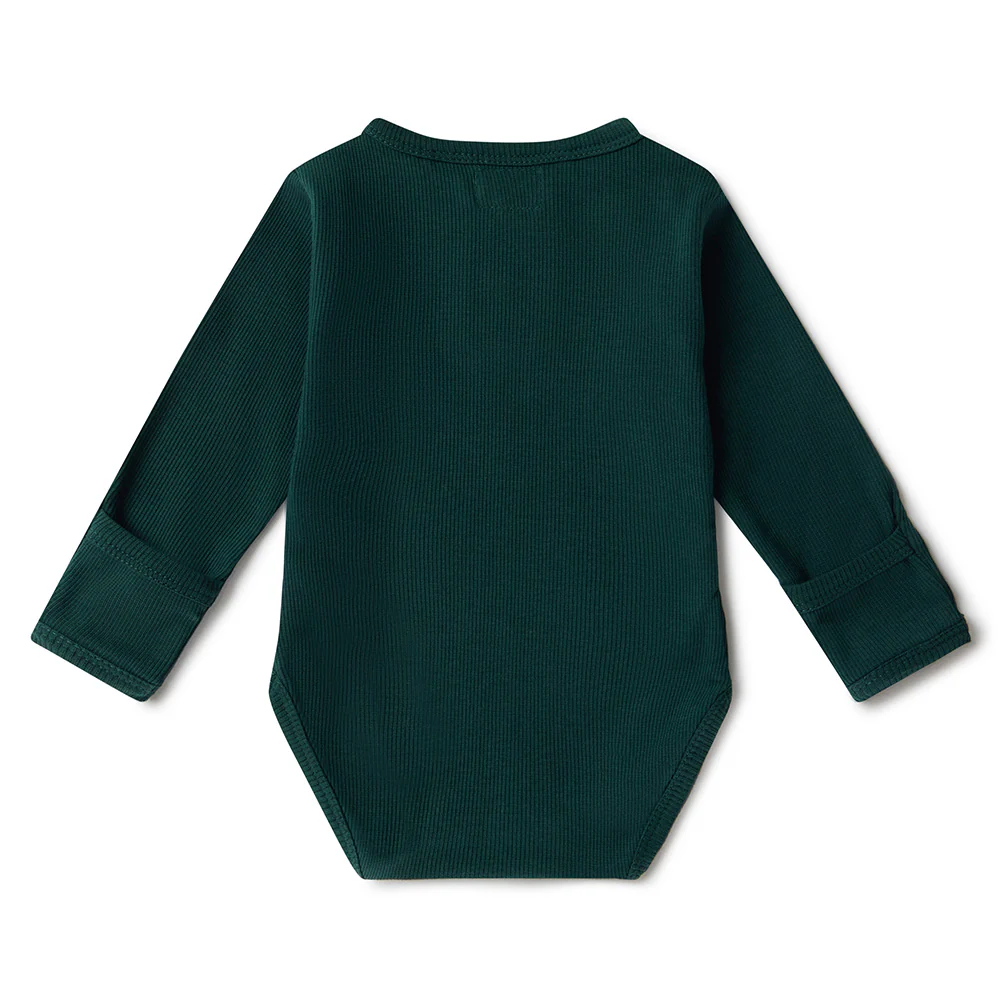 Emerald Long Sleeve Organic Bodysuit - Image 15