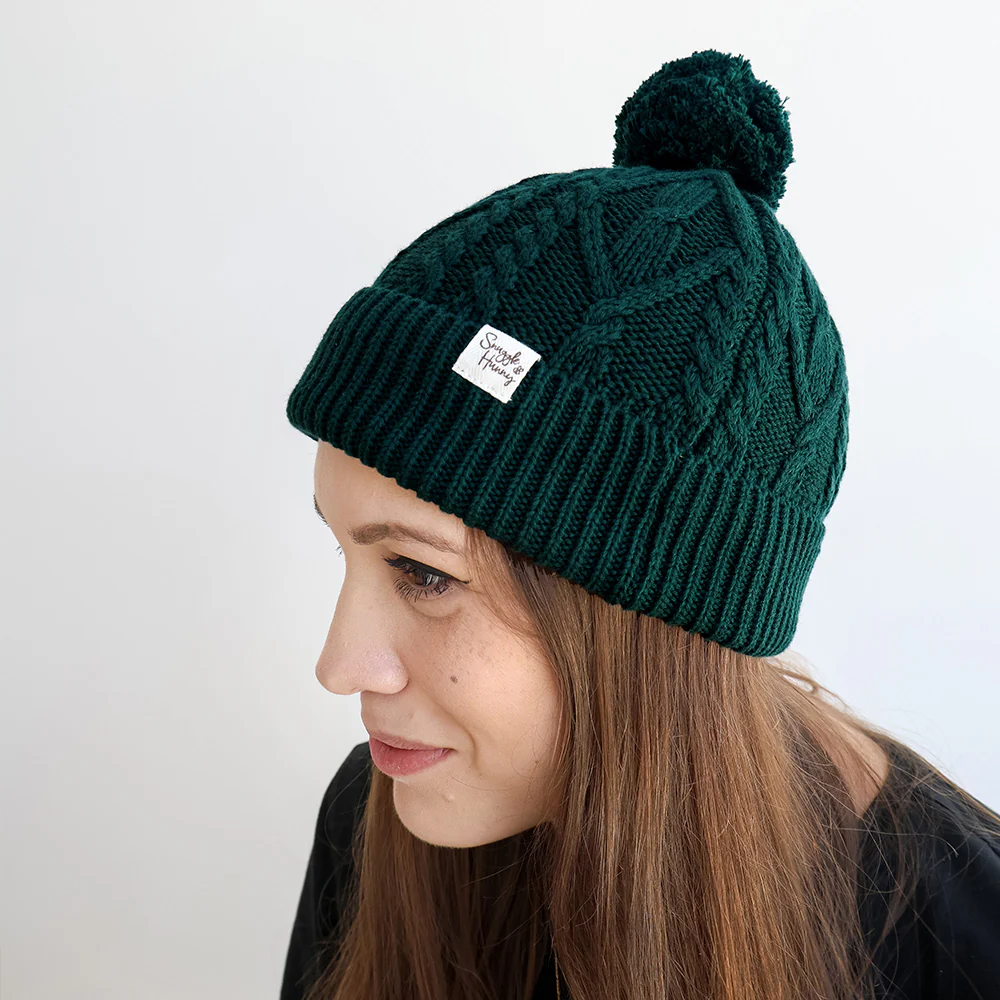 Emerald Organic Adult Knit Beanie - Image 5