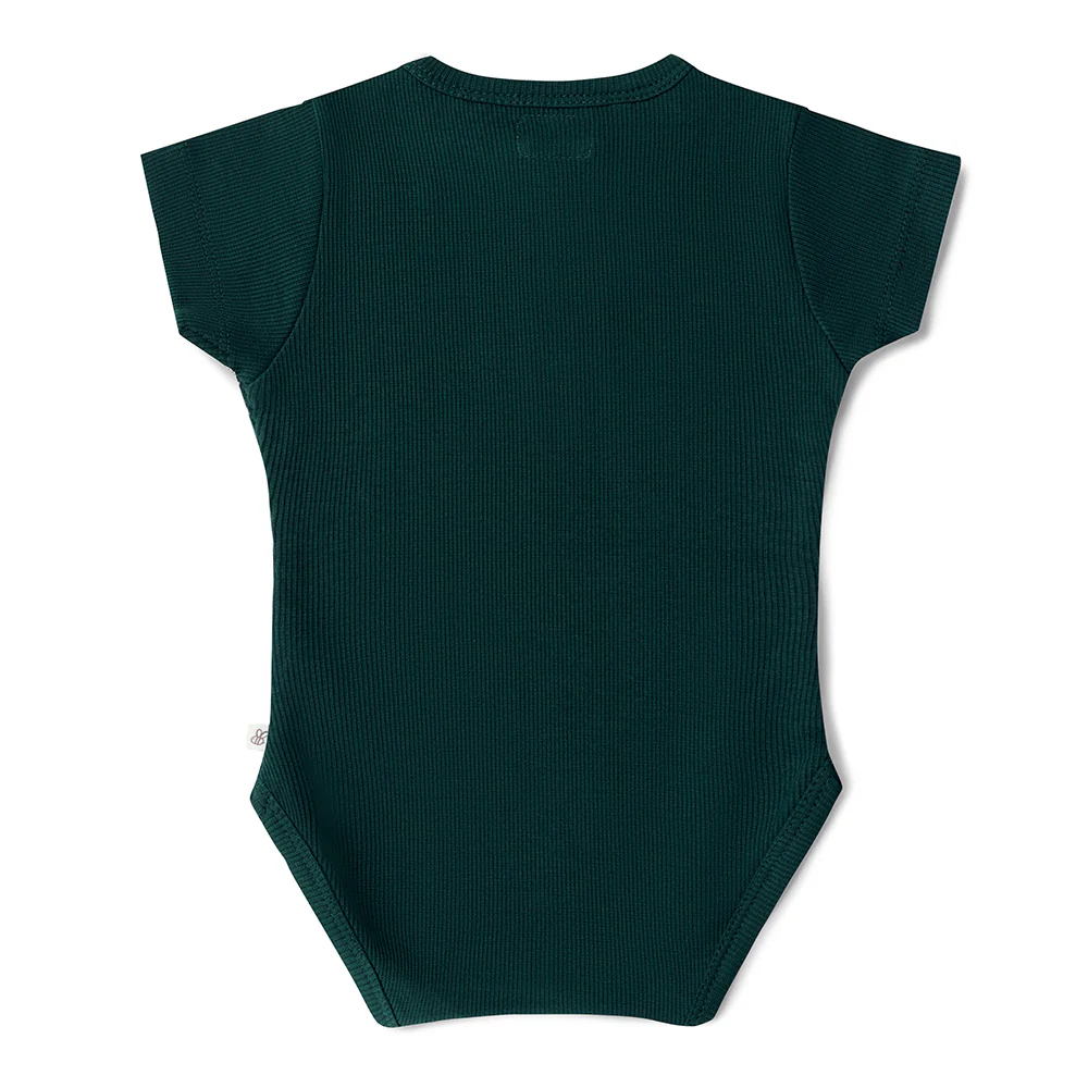 Emerald Short Sleeve Organic Bodysuit - Image 10