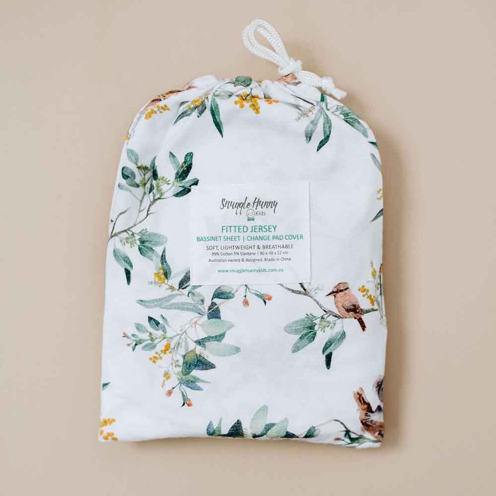 Eucalypt Organic Bassinet Sheet / Change Pad Cover - Image 10
