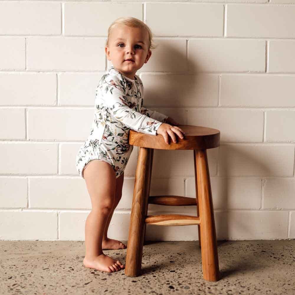 Eucalypt Long Sleeve Organic Bodysuit - Image 6