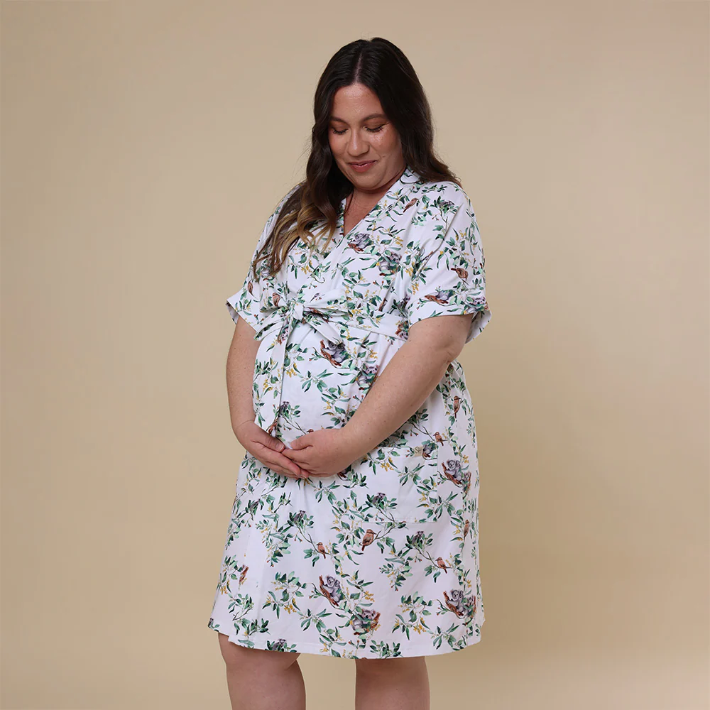 Eucalypt Organic Maternity Robe - Image 6