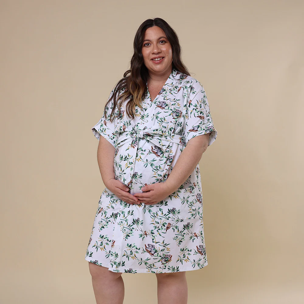 Eucalypt Organic Maternity Robe - Image 7