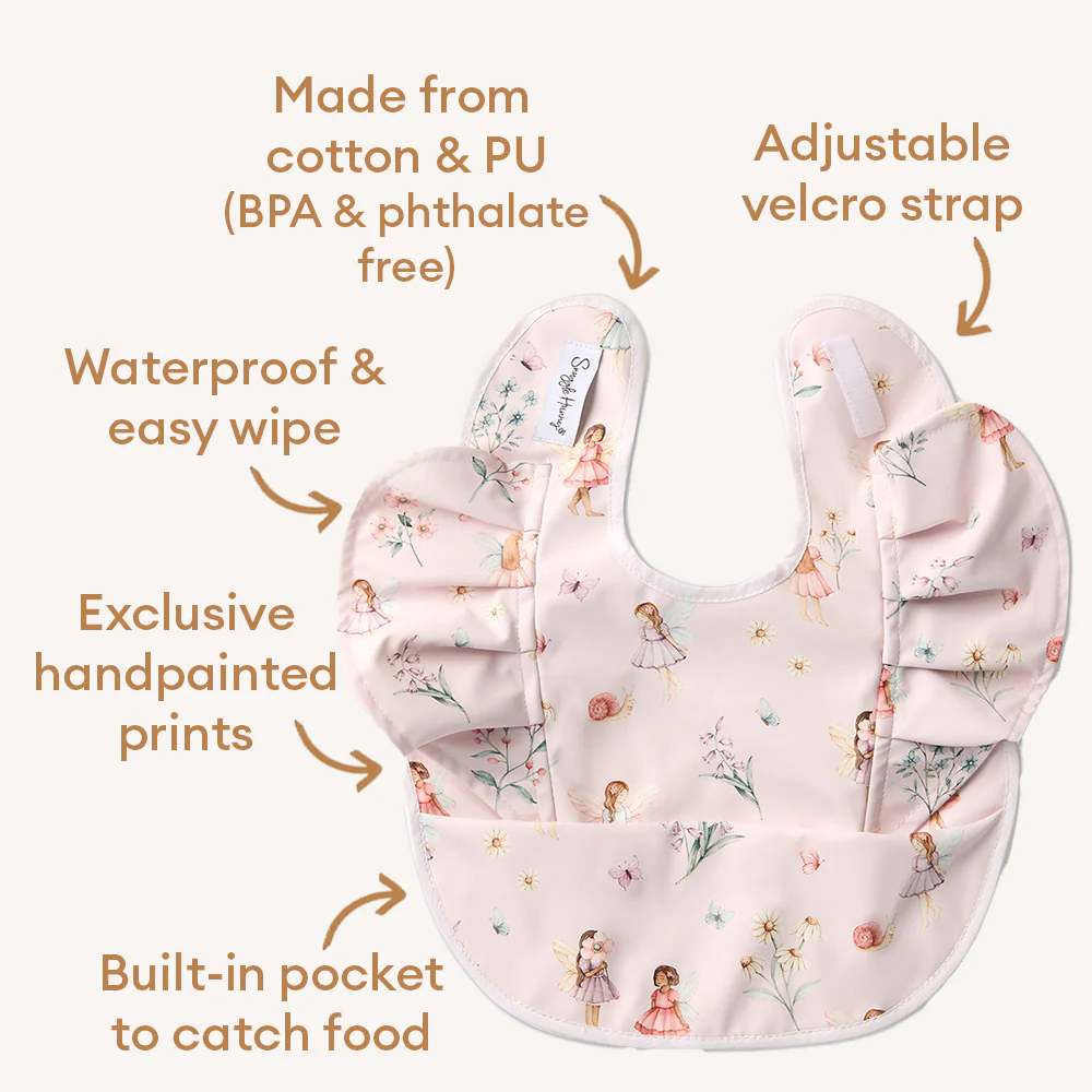 Fairy Dust Frill Snuggle Bib - Image 4