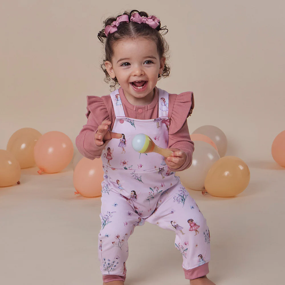 Fairy Dust Organic Snuggle Overalls - Image 3