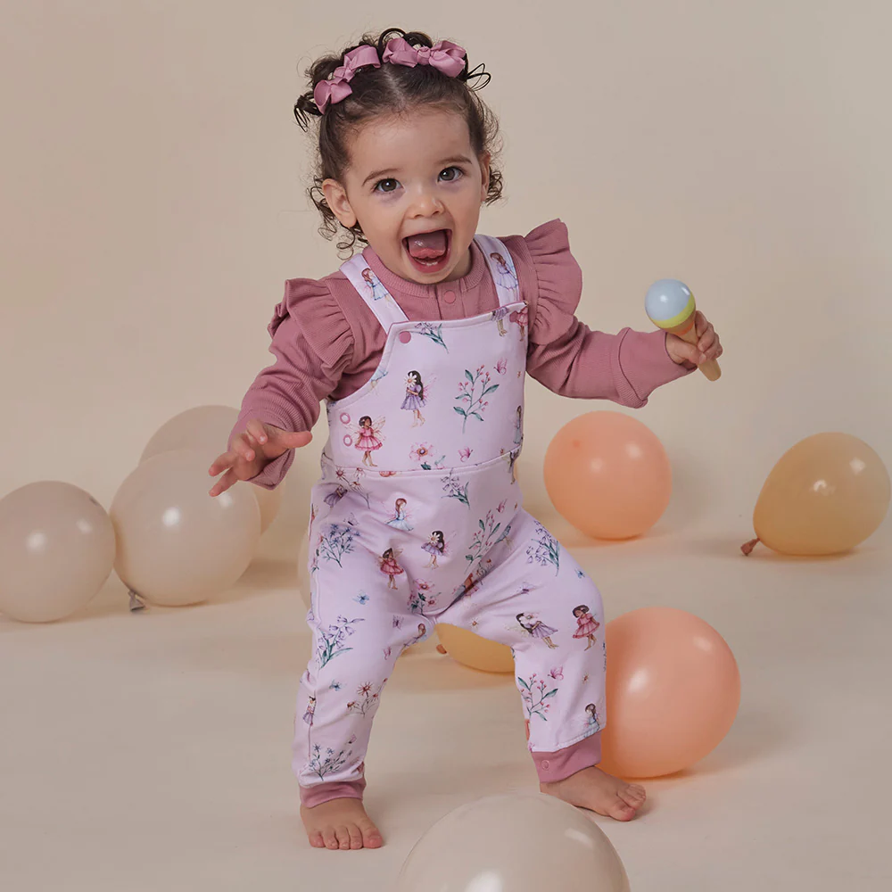 Fairy Dust Organic Snuggle Overalls - Image 5